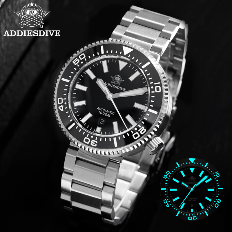 Seiko Watch 5 Sports - ADDIESDIVE Męski Luksusowy Zegarek Nurkowy 1000m