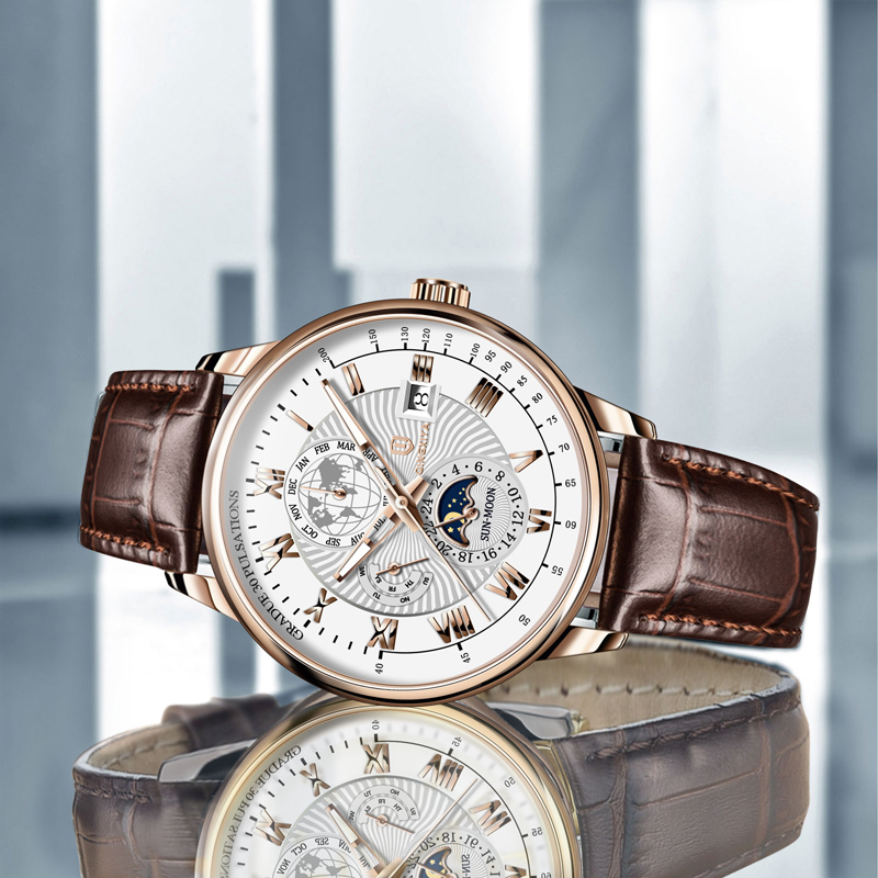 Luxury Watch And Price - QINGXIYA marka modny skórzany zegarek kwarcowy