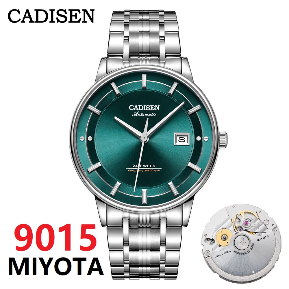 Luxury Watch Japan Brand - CADISEN Ultracienki Mechaniczny Zegarek na Rękę