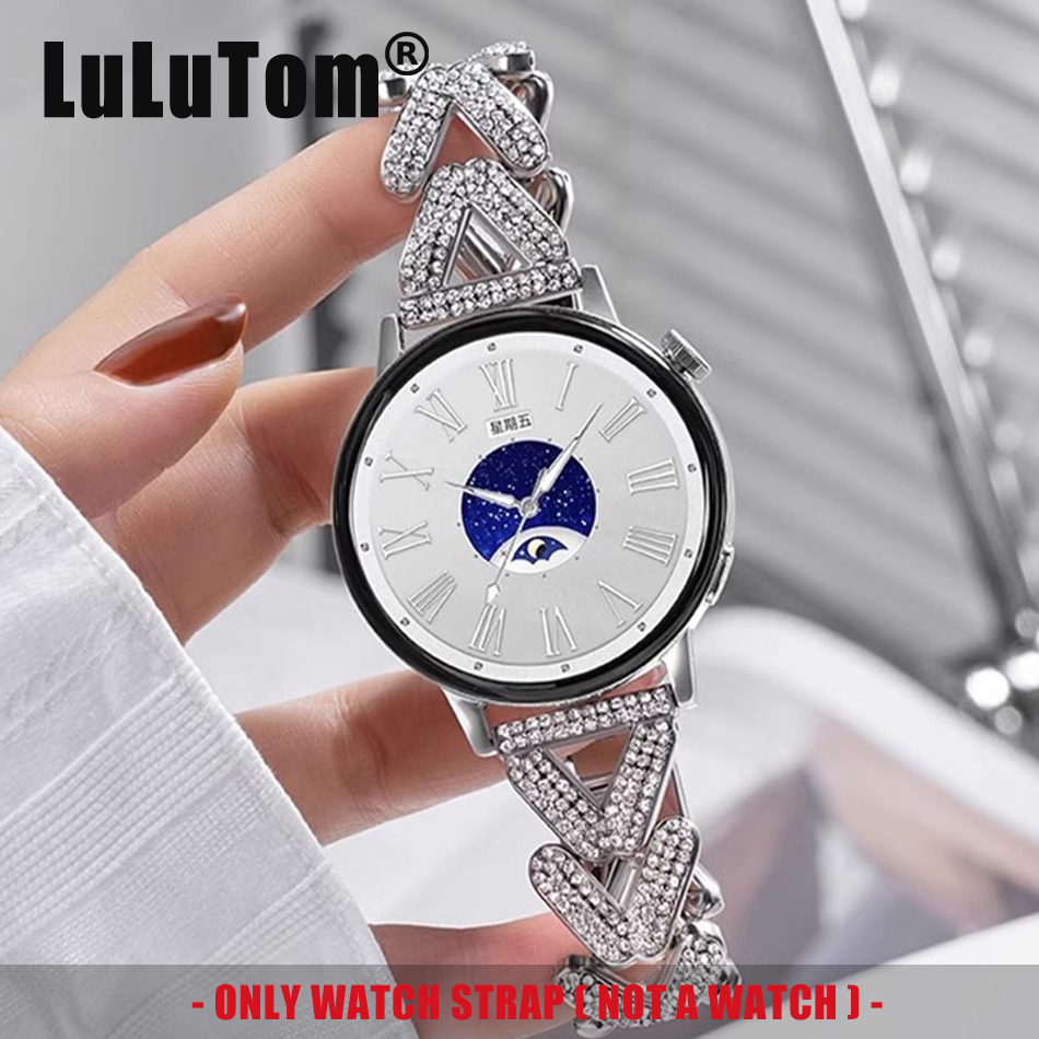 Luxury Watch Galaxy - Luksusowy diamentowy pasek metalowy z motywem