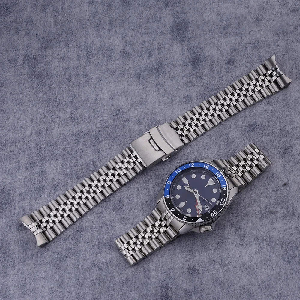 Seiko Watch 5 Sports - Carlywet 22mm Jubilee Strap dla Seiko