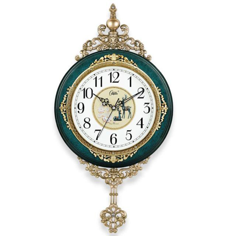 Luxury Watch Europe - Zegar ścienny retro salon cichy zegar
