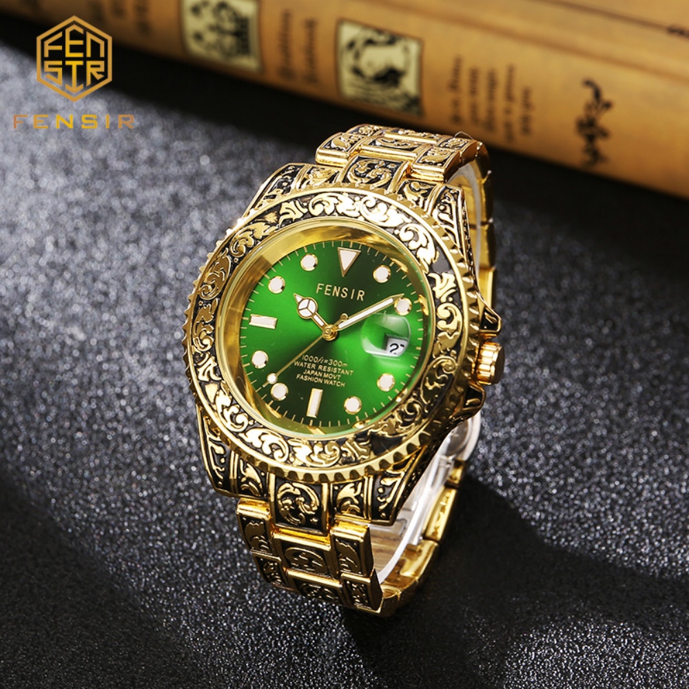 Luxury Watch And Price - Męski zegarek kwarcowy w stylu vintage