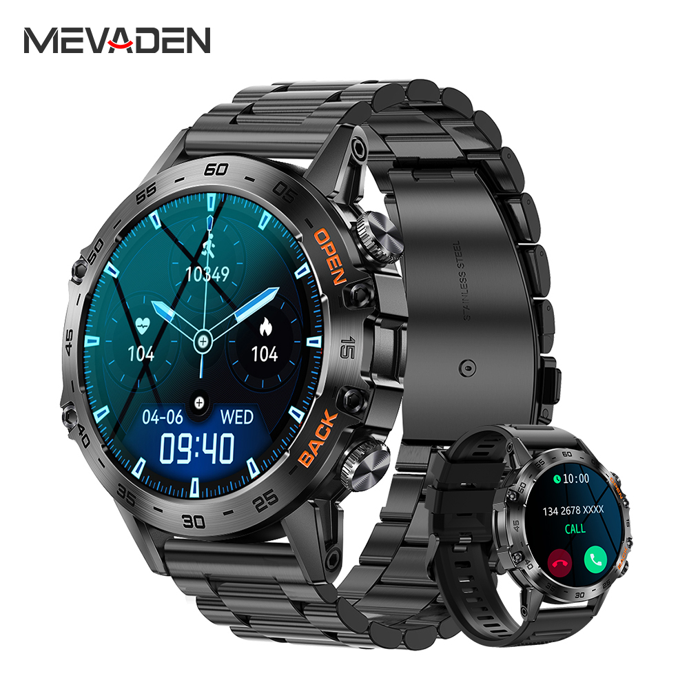 Luxury Watch On Wrist - MEVADEN Steel 1.39 cala Męski Luksusowy