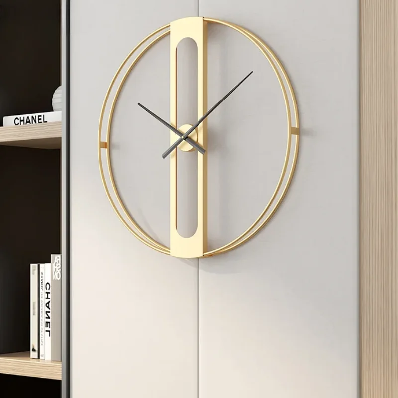 Luxury Watch Europe - Minimalistyczne złote zegary ścienne Luksusowe metalowe