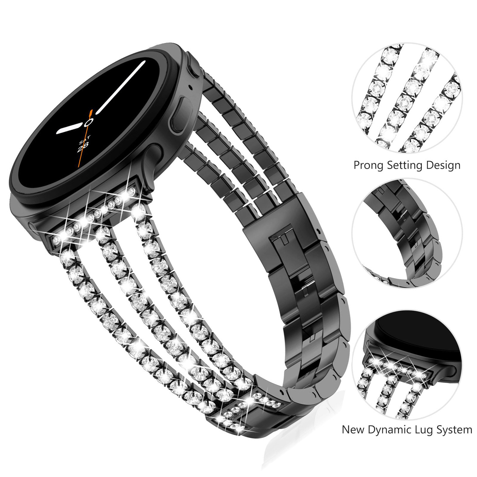 Luxury Watch Galaxy - Diamentowy pasek do Samsung Galaxy Watch