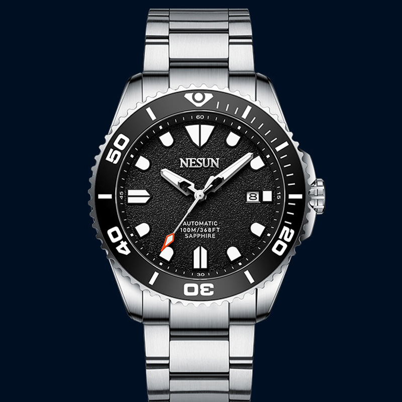 Luxury Watch Japan Brand - Luksusowy japoński zegarek męski NESUN, automatyczny,