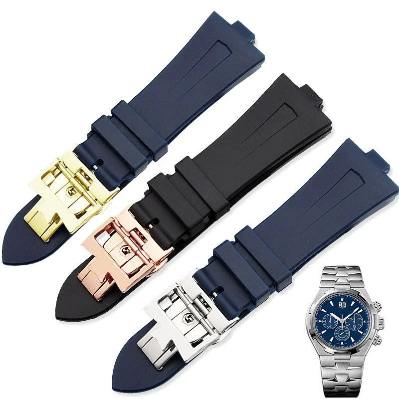 Luxury Watch Vacheron Constantin - Gumowy silikonowy pasek do zegarka Vacheron