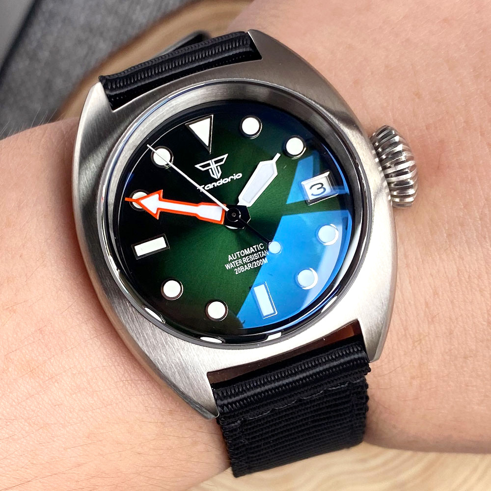 Seiko Watch 5 Sports - 36mm wojskowy zegarek mechaniczny dla nurków