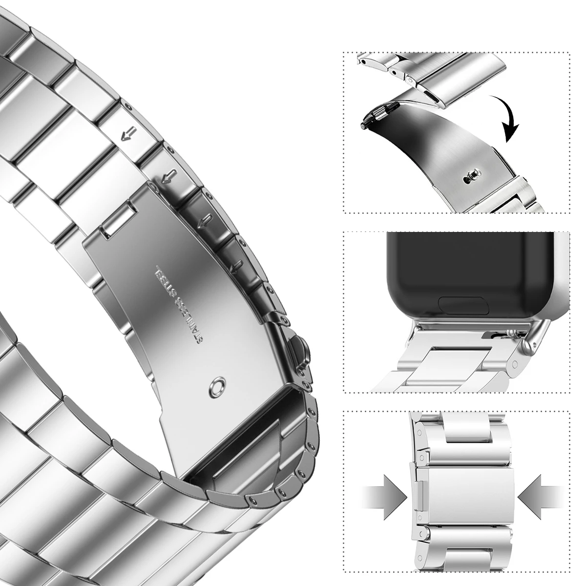 Pasek ze stali nierdzewnej do  – Luxury Watch Galaxy recenzja i cena