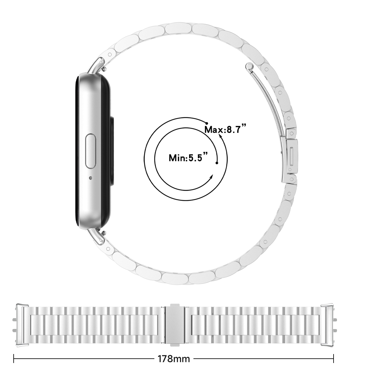 Pasek ze stali nierdzewnej do  – Luxury Watch Galaxy recenzja i cena