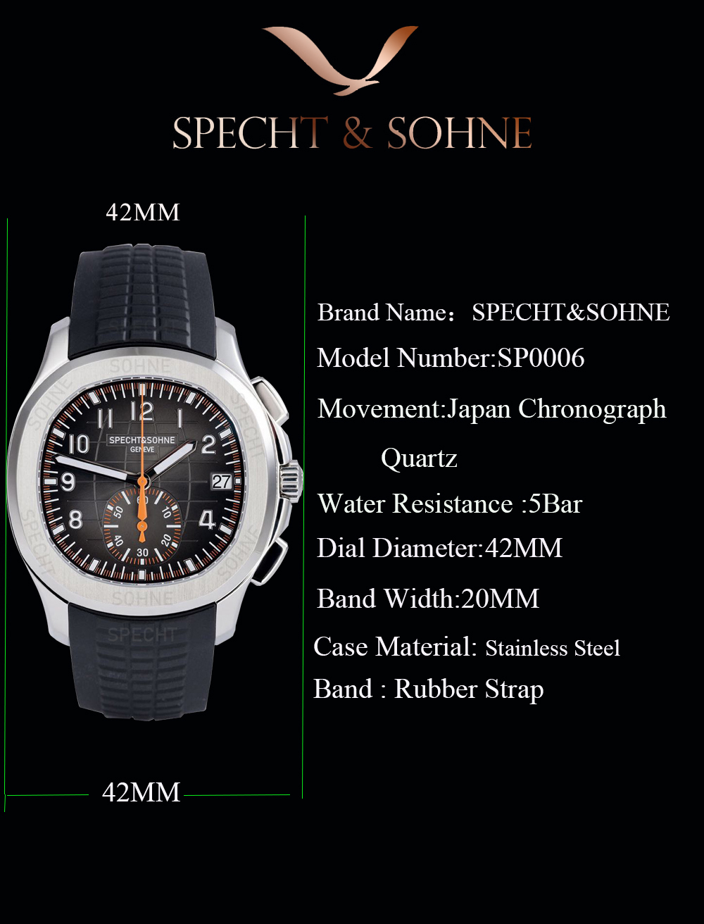 Wysokiej jakości męskie zegark – Luxury Watch Japan Brand recenzja i cena