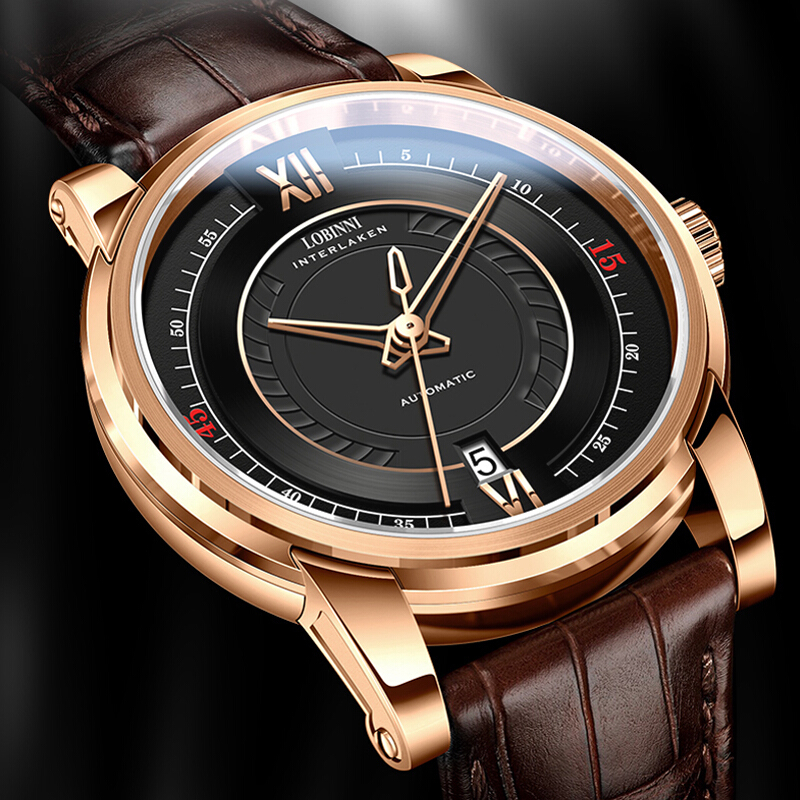 Zegarek męski LOBINNI, luksuso – Luxury Watch Japan Brand recenzja i cena