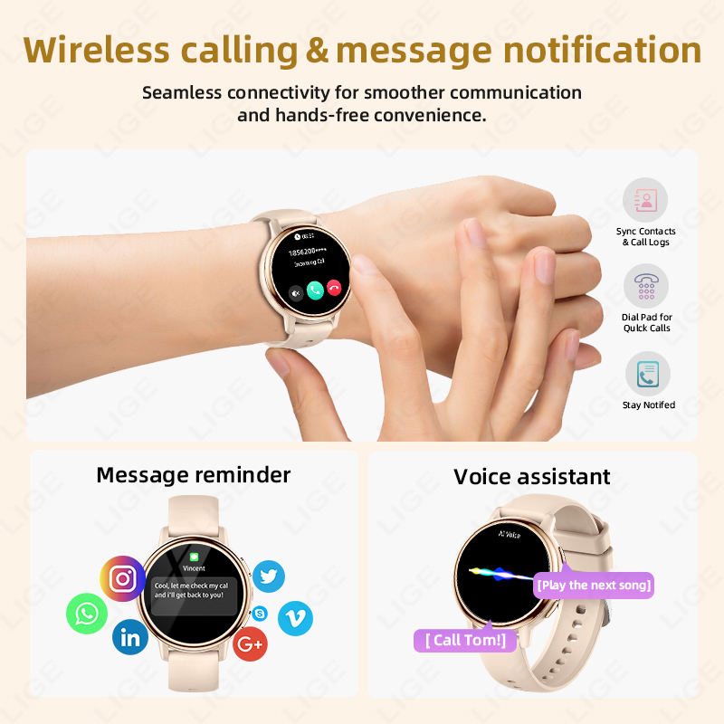 Smartwatch damski LIGE 2026, l – Luxury Watch On Wrist recenzja i cena