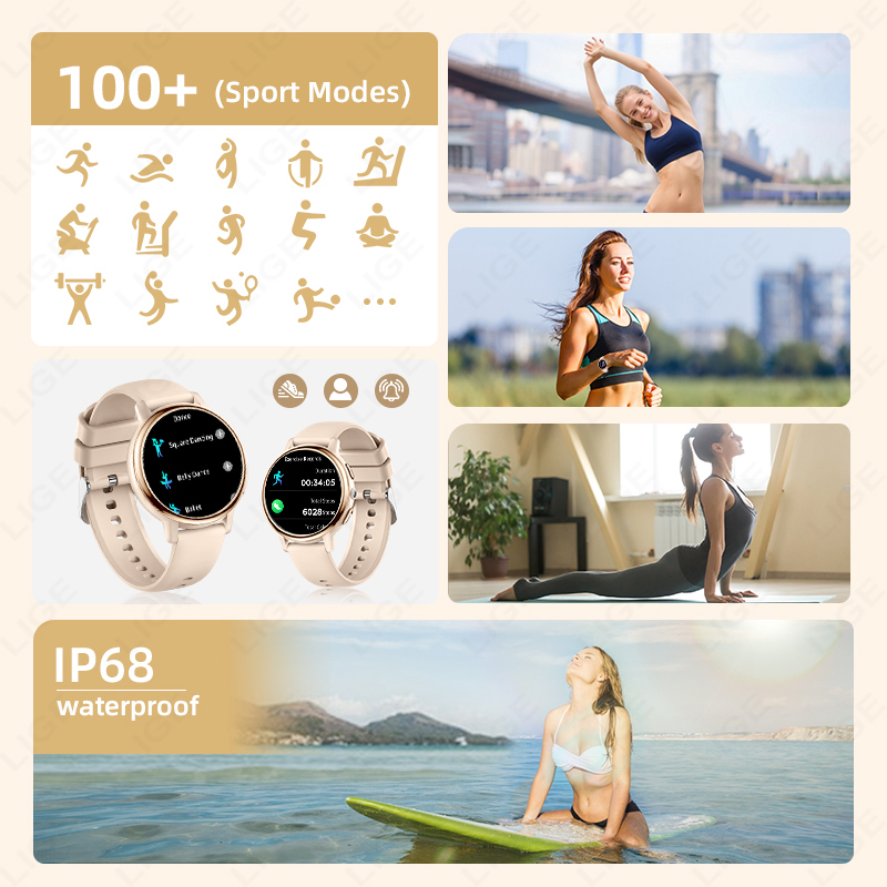 Smartwatch damski LIGE 2026, l – Luxury Watch On Wrist recenzja i cena