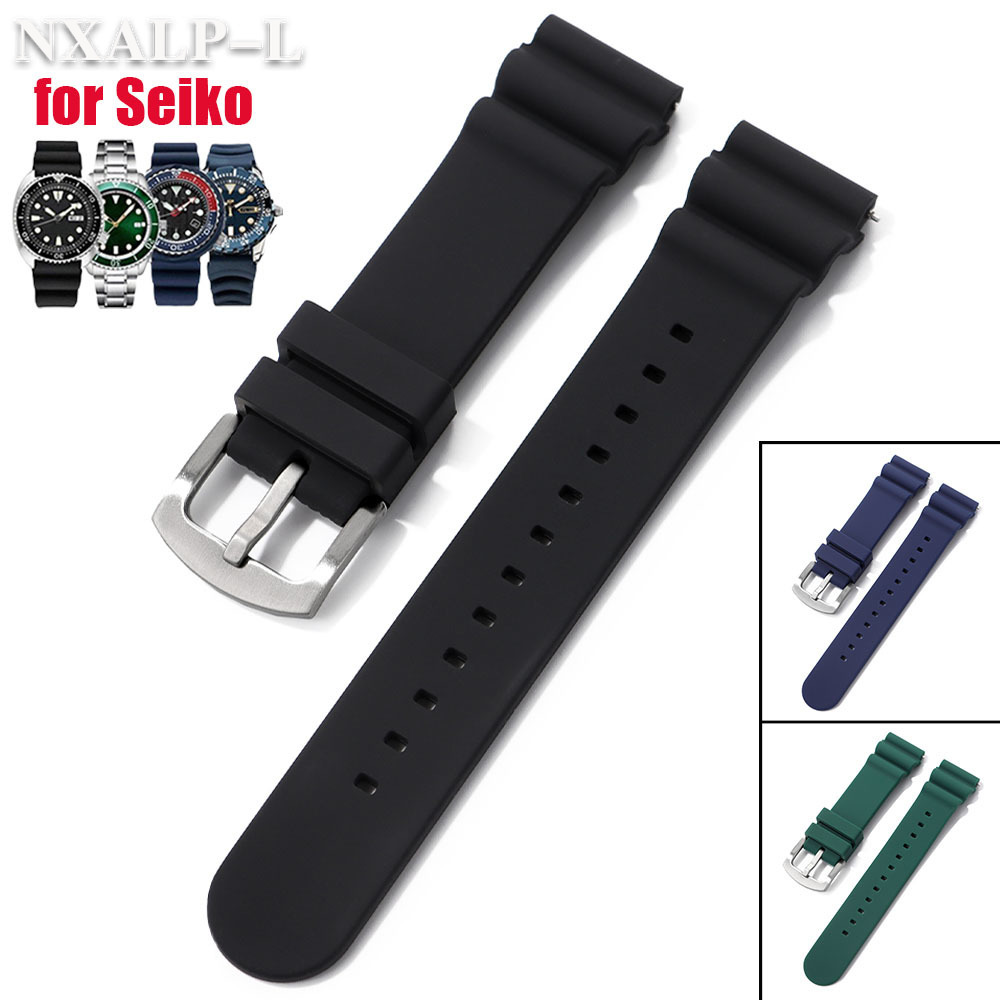 Pasek silikonowy 20mm 22mm do  – Seiko Watch 5 Sports recenzja i cena