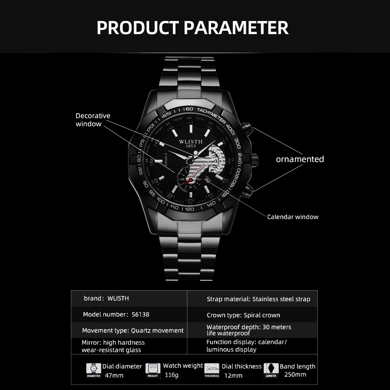 Luksusowy zegarek męski, wodoo – Luxury Watch Maker recenzja i cena