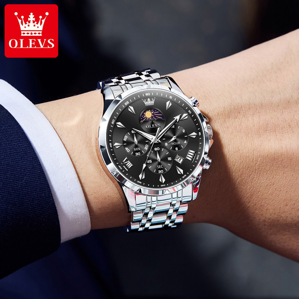 Zegarek męski OLEVS 3653 z kal – Luxury Watch Exhibition recenzja i cena
