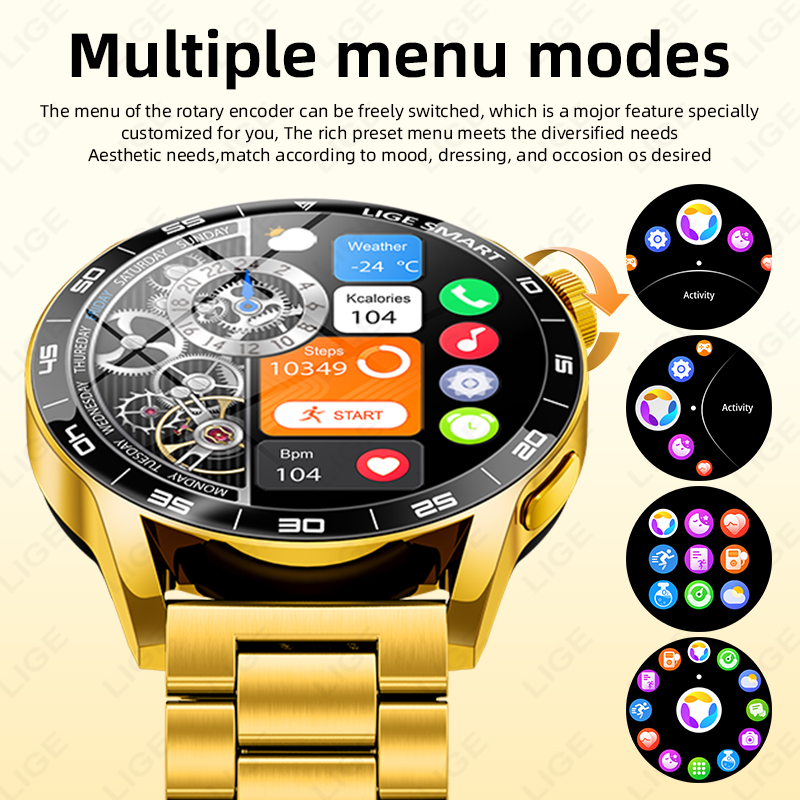 LIGE Luksusowy Smartwatch Dla  – Luxury Watch On Wrist recenzja i cena