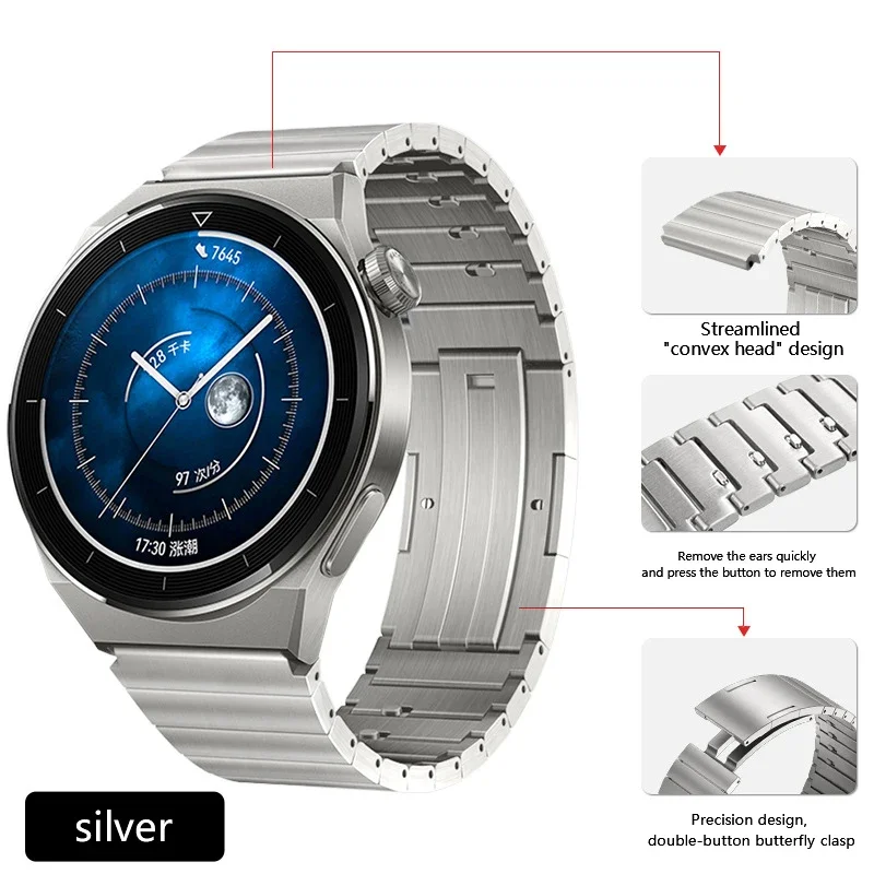 22mm Quick Fit Titanium Metal  – Luxury Watch Galaxy recenzja i cena