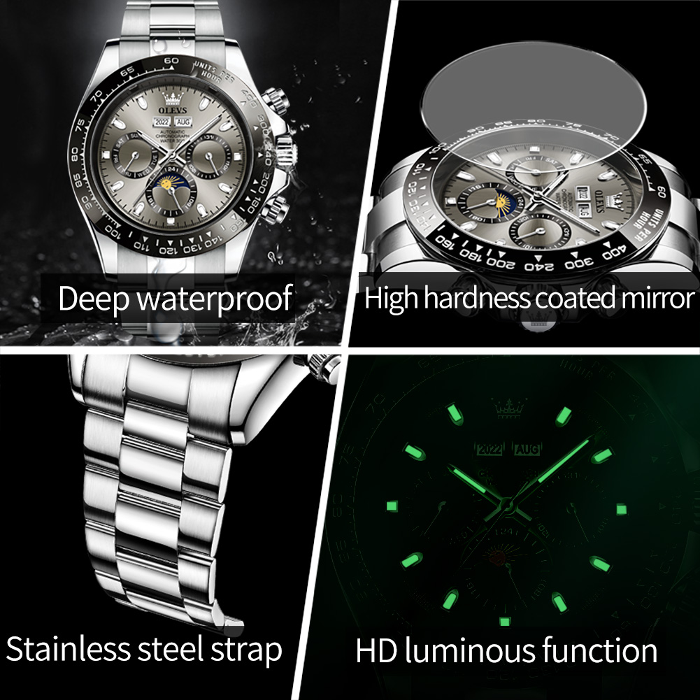 OLEVS 6654 luksusowy męski zeg – Seiko Watch 5 Sports recenzja i cena