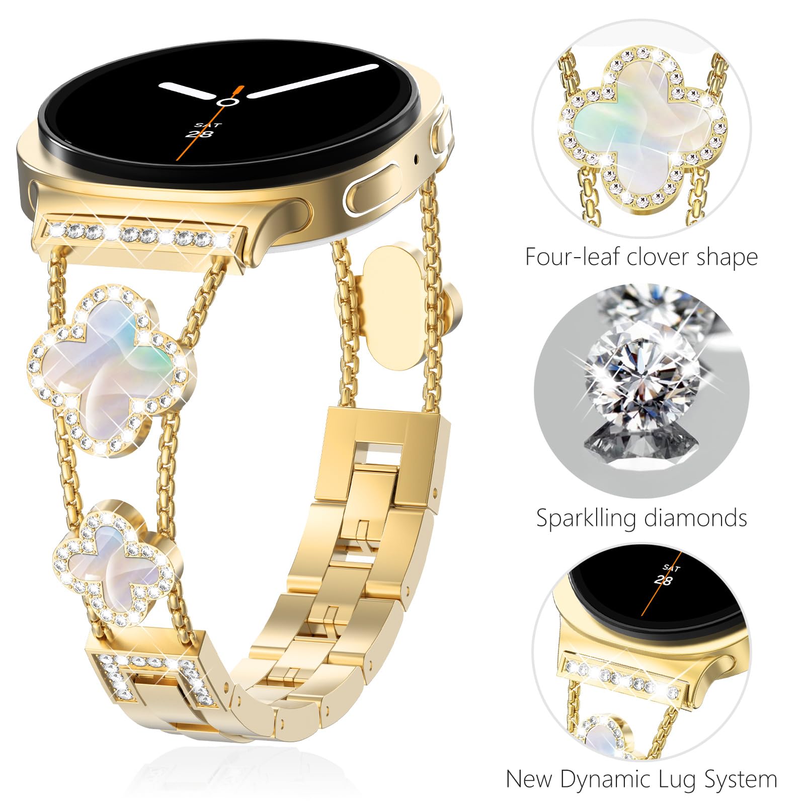 Diamentowy pasek do Samsung Ga – Luxury Watch Galaxy recenzja i cena