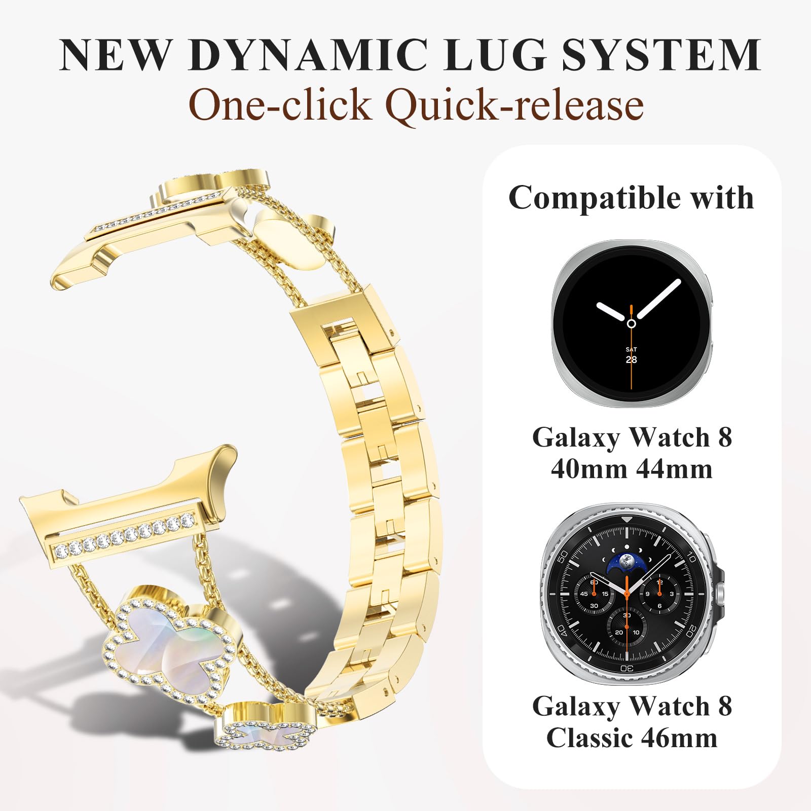 Diamentowy pasek do Samsung Ga – Luxury Watch Galaxy recenzja i cena