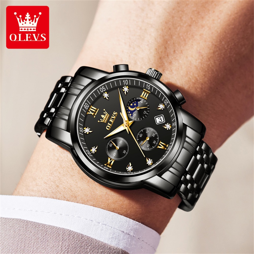 OLEVS Popularne męskie zegarki – Luxury Watch Exhibition recenzja i cena