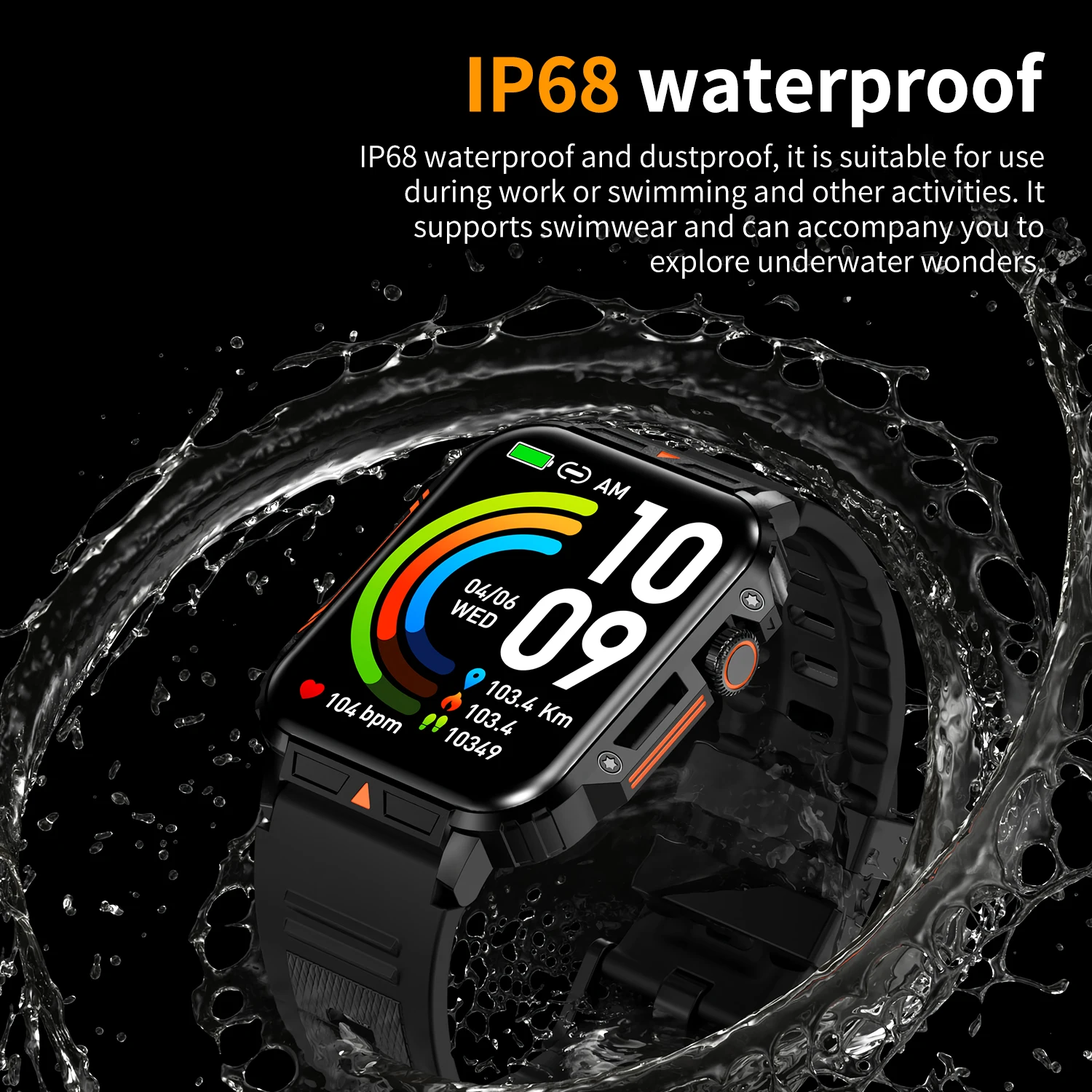 Luksusowy smartwatch wojskowy  – Luxury Watch On Wrist recenzja i cena