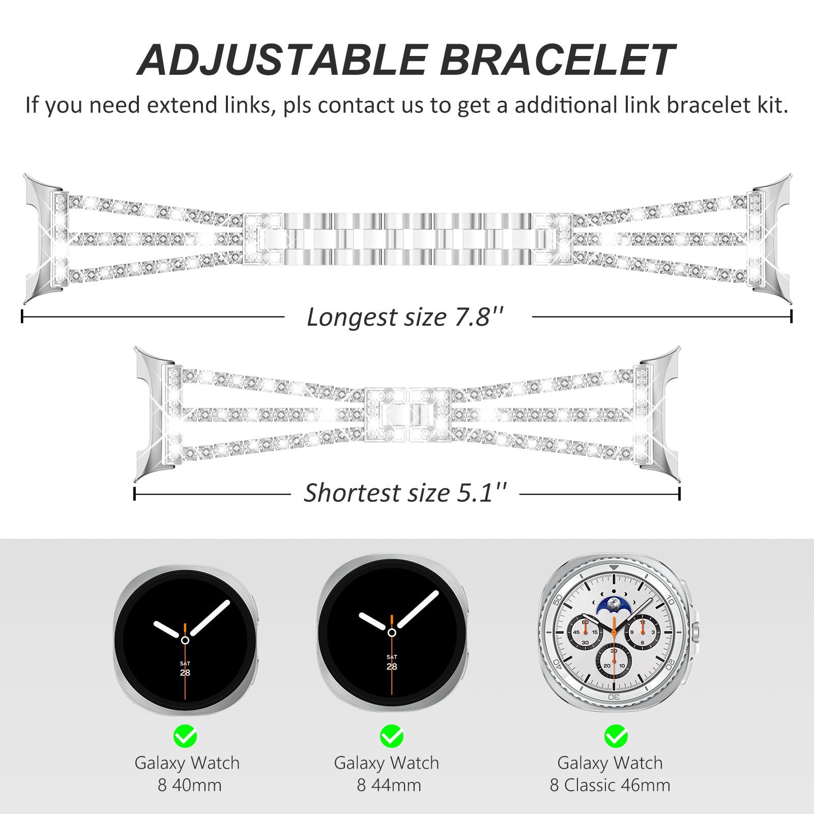 Diamentowy pasek do Samsung Ga – Luxury Watch Galaxy recenzja i cena
